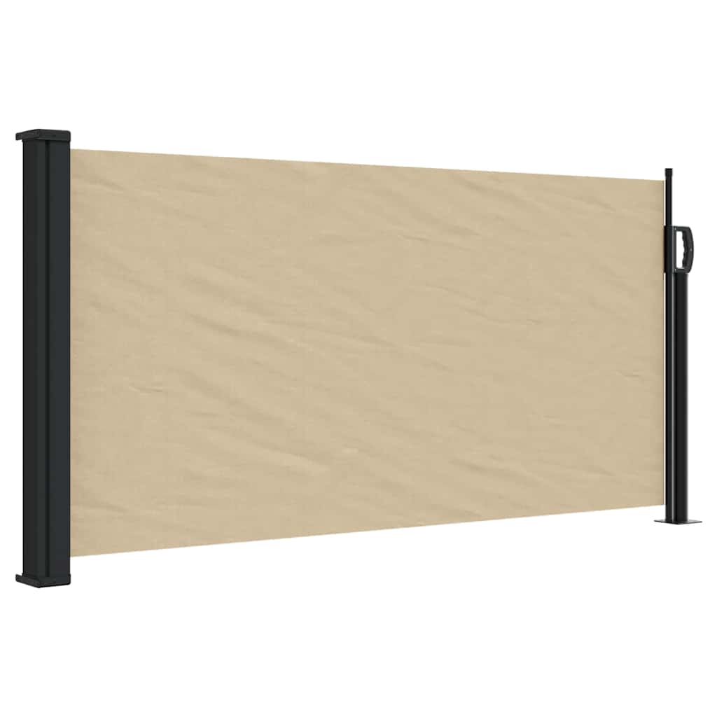 Maison Exclusive - Seitenmarkise Ausziehbar Beige 100x300 Cm