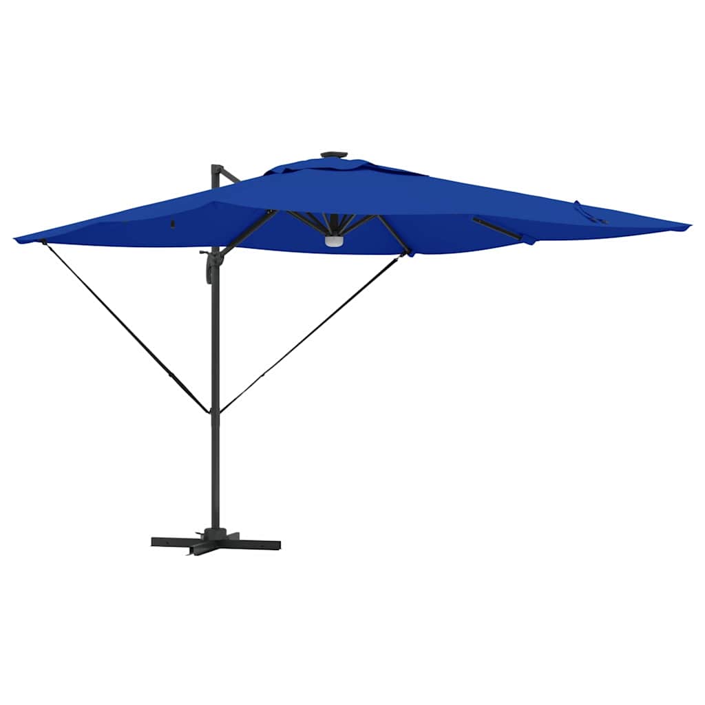 Maison Exclusive - Roma Parasol Blau 286 X 284 X 270 Cm Aluminium