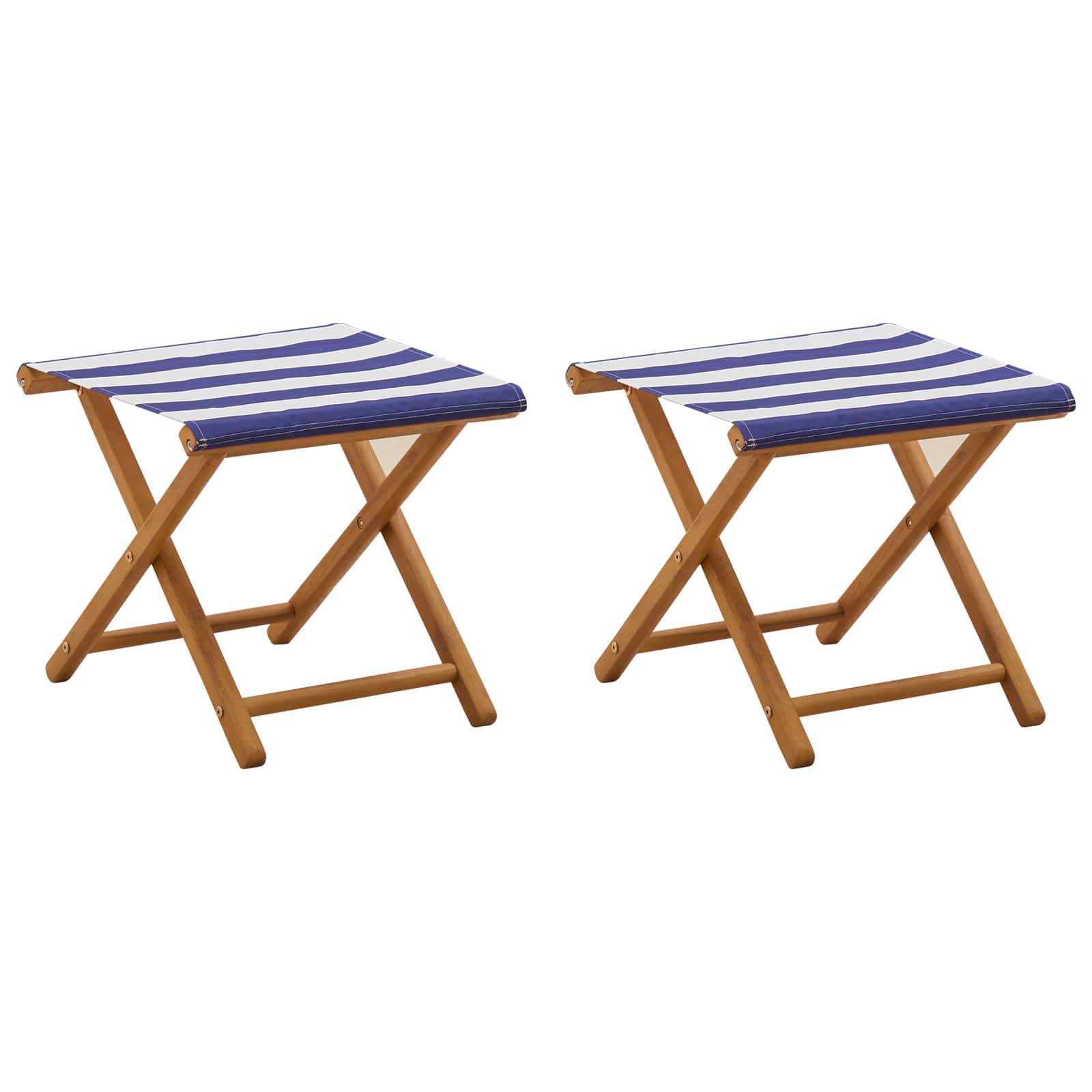 Maison Exclusive - Liegestuhl 2 Stk. Massives Eukalyptus Holz Bla