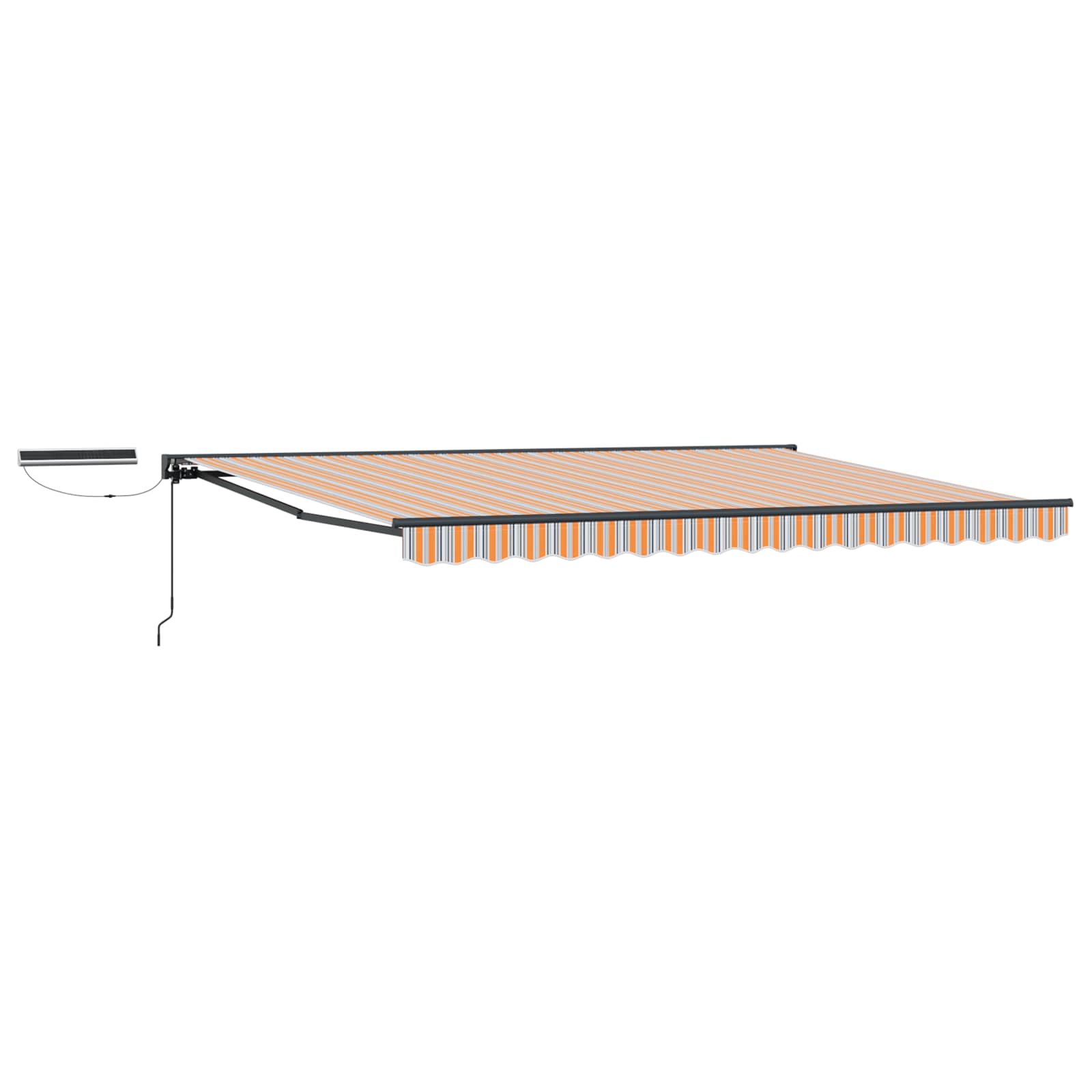 Maison Exclusive - Elektrische Ausziehbare Markise 4 × 3,5 M