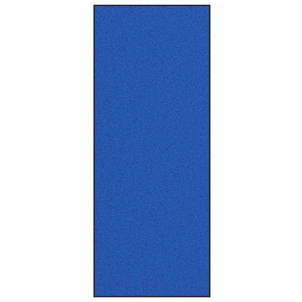 Maison Exclusive - Fußmatte Blau Und Schwarz 120 X 300 Cm 100% Po
