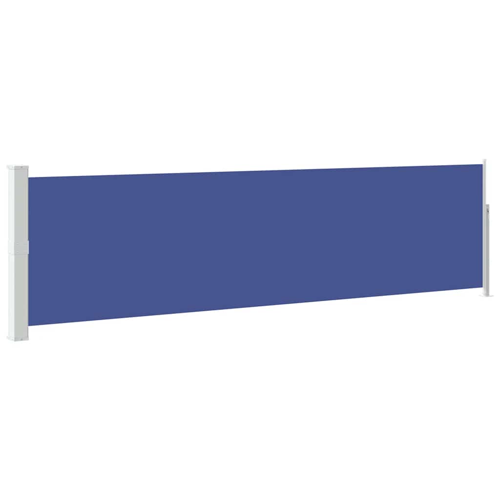 Maison Exclusive - Ausziehbare Seitenmarkise 140×500 Cm Blau