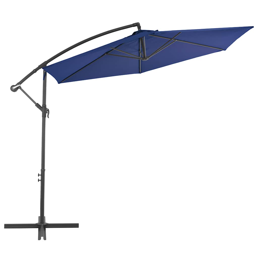 Maison Exclusive - Ampelschirm Mit Aluminium-mast 300 Cm Blau