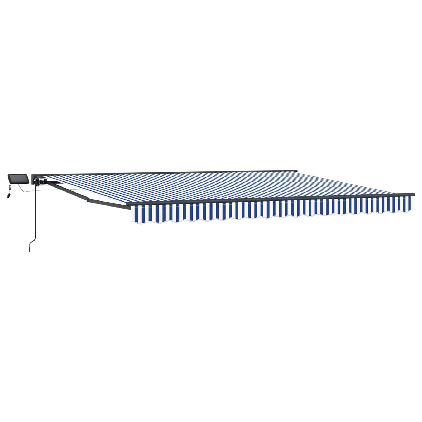 Maison Exclusive - Manueller Markisenrahmen Mit Leds 4,5 × 3 M
