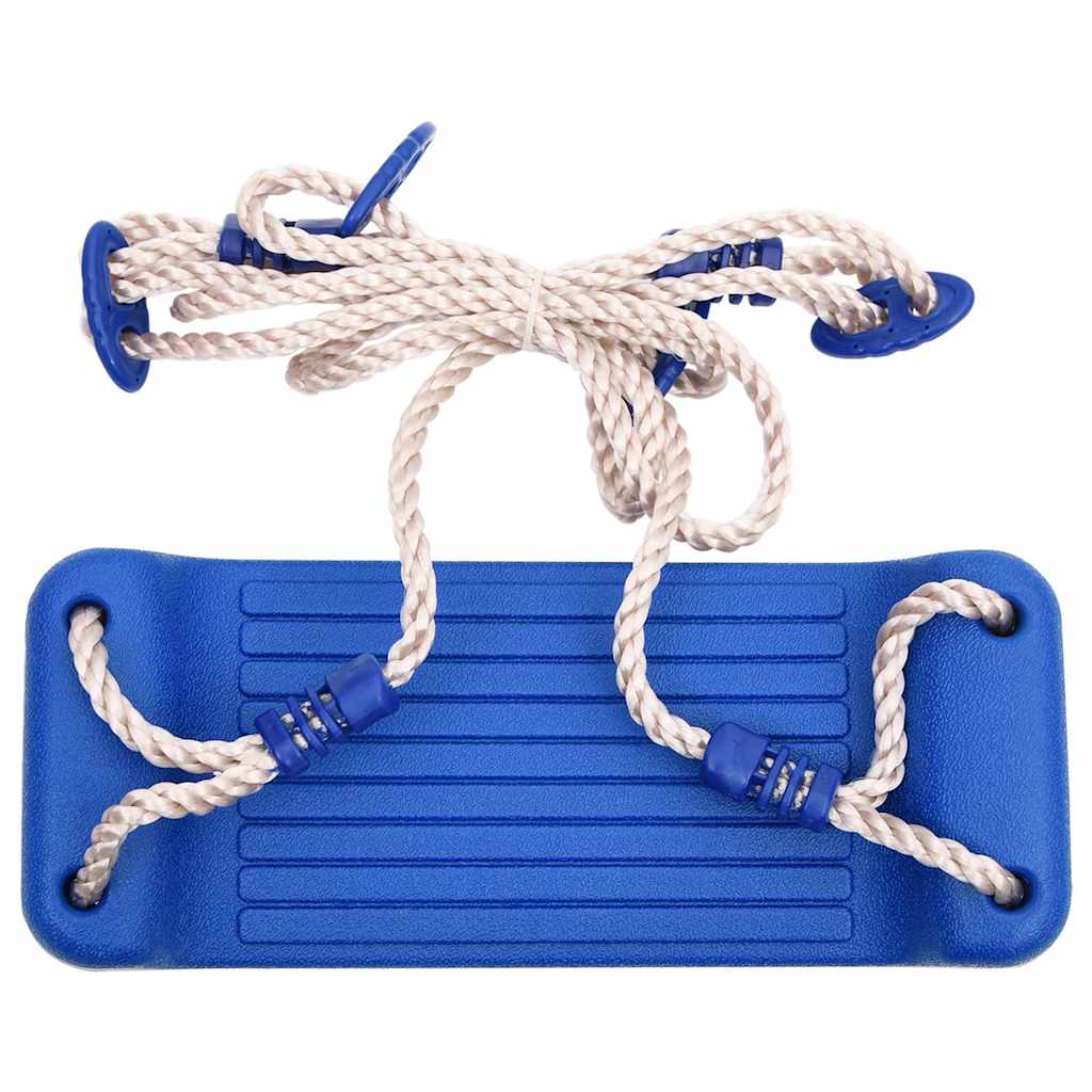 Maison Exclusive - Schaukelsitz Mit Seilleiter Blau 37x15 Cm Pe