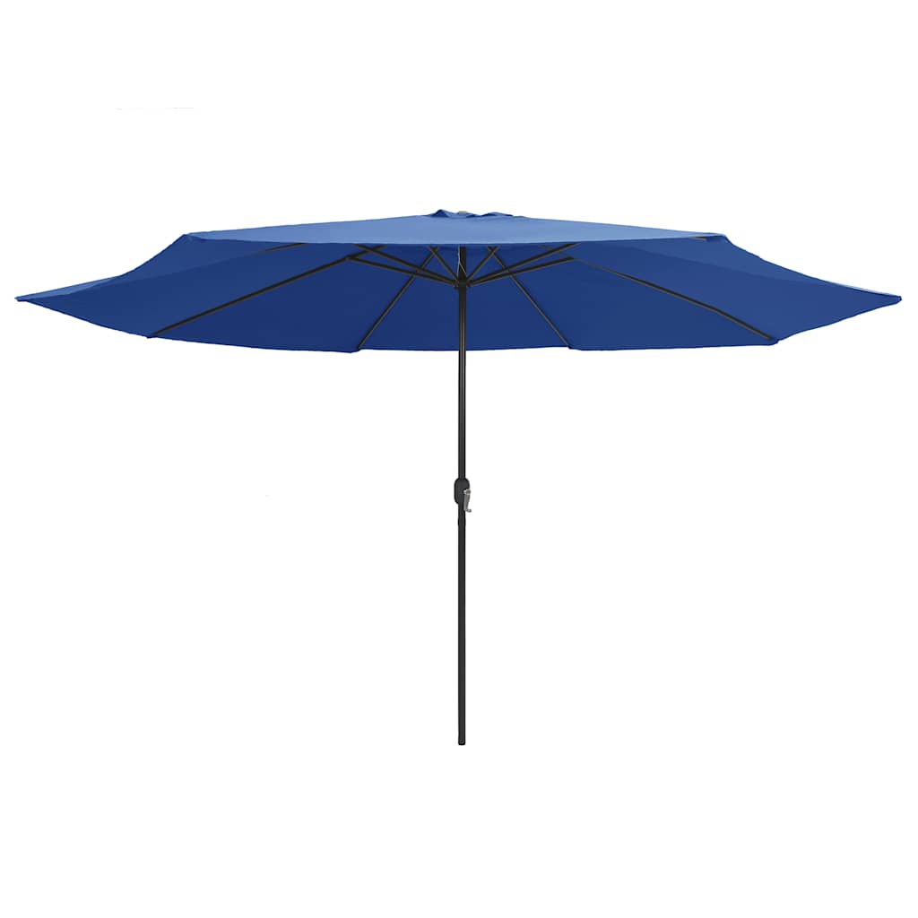 Maison Exclusive - Sonnenschirm Mit Metall-mast 390 Cm Azurblau