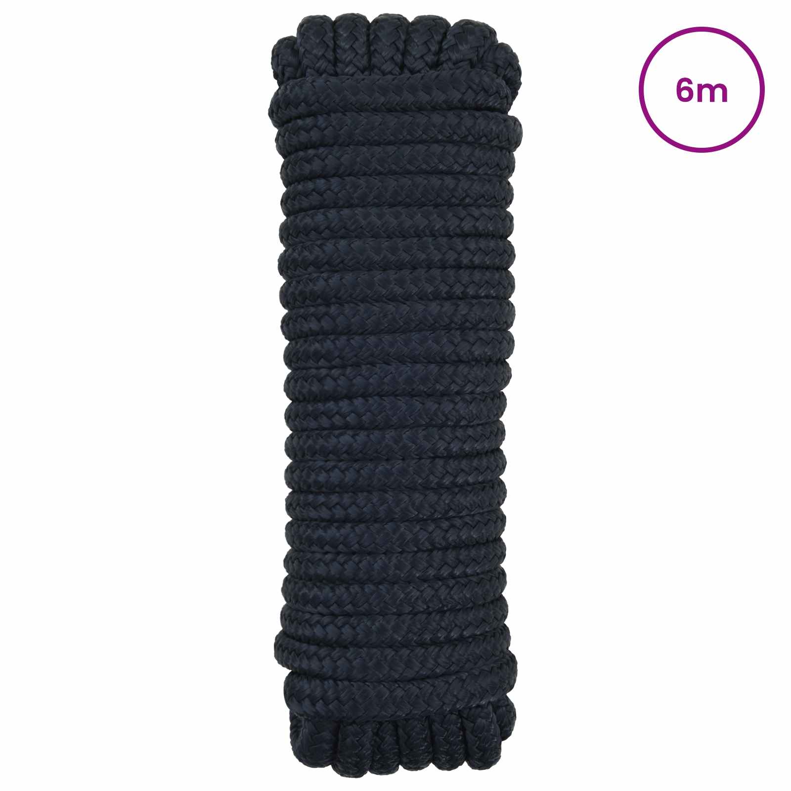 Maison Exclusive - Bootsseil 10 Mm 6 M Königsblau Polyester