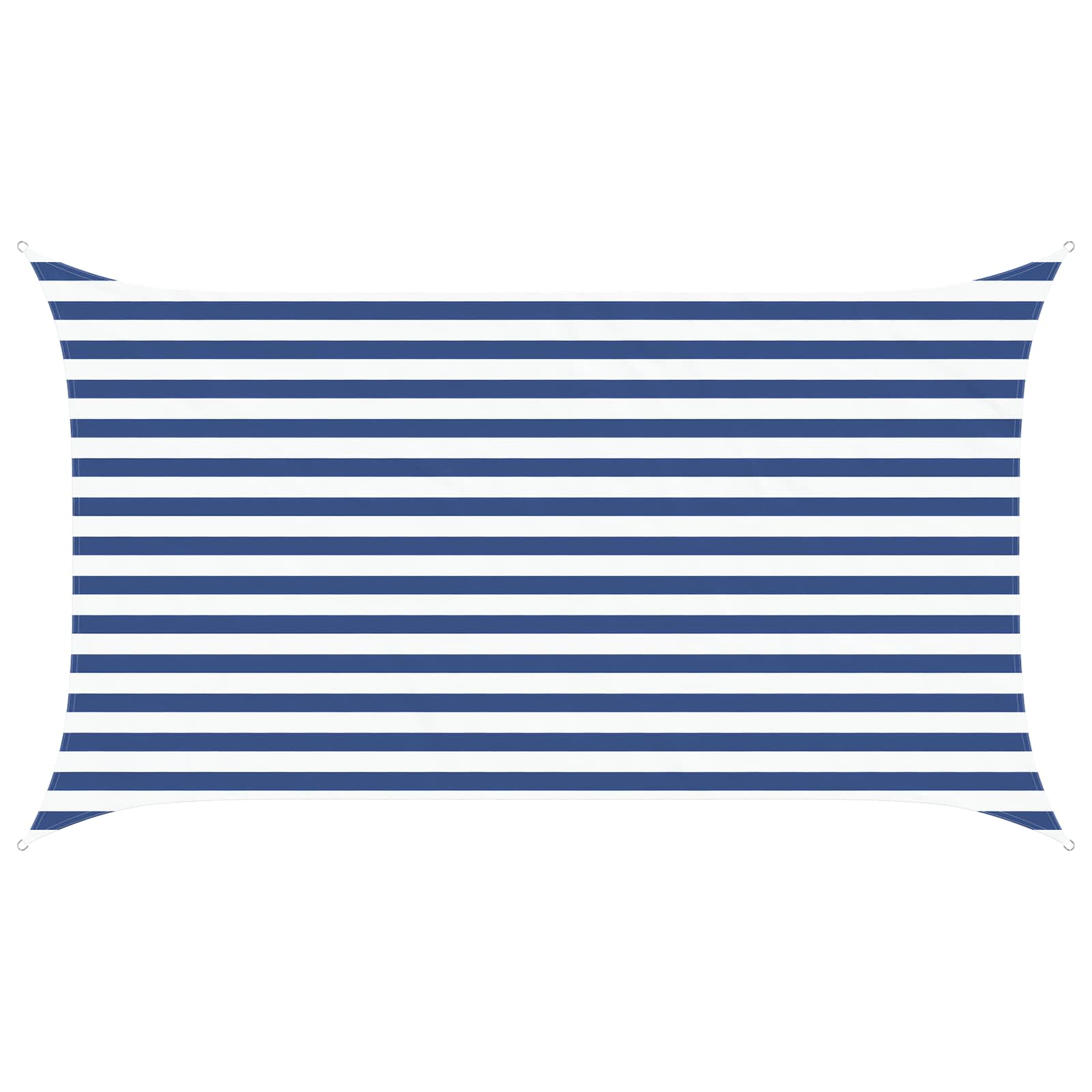 Maison Exclusive - Sonnensegel Blau Und Weiß 3,5 X 2 M 100 % Poly