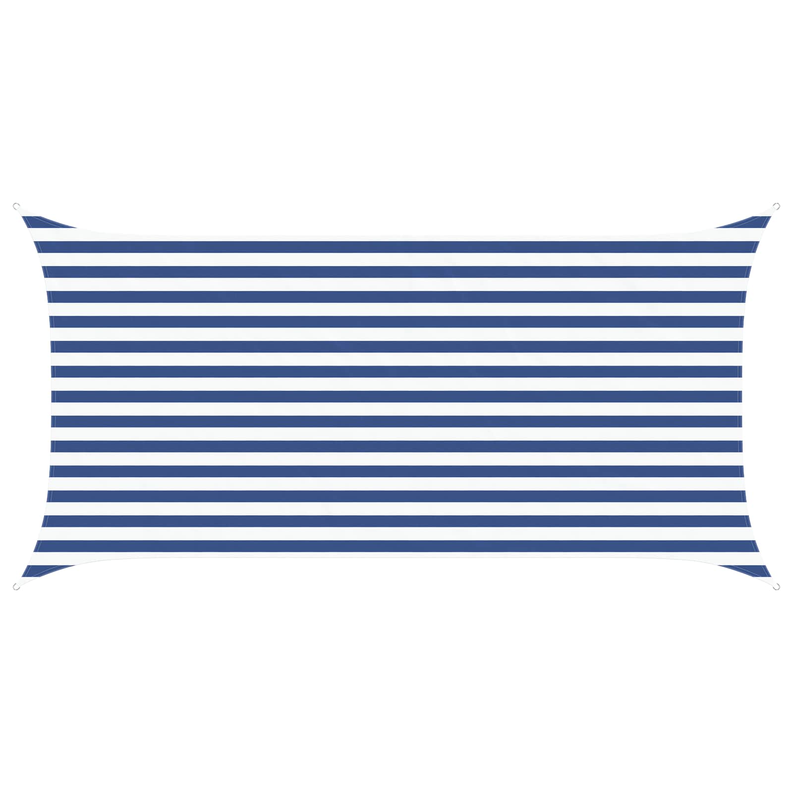 Maison Exclusive - Sonnensegel Blau Und Weiß 4 X 2 M 100 % Polyes