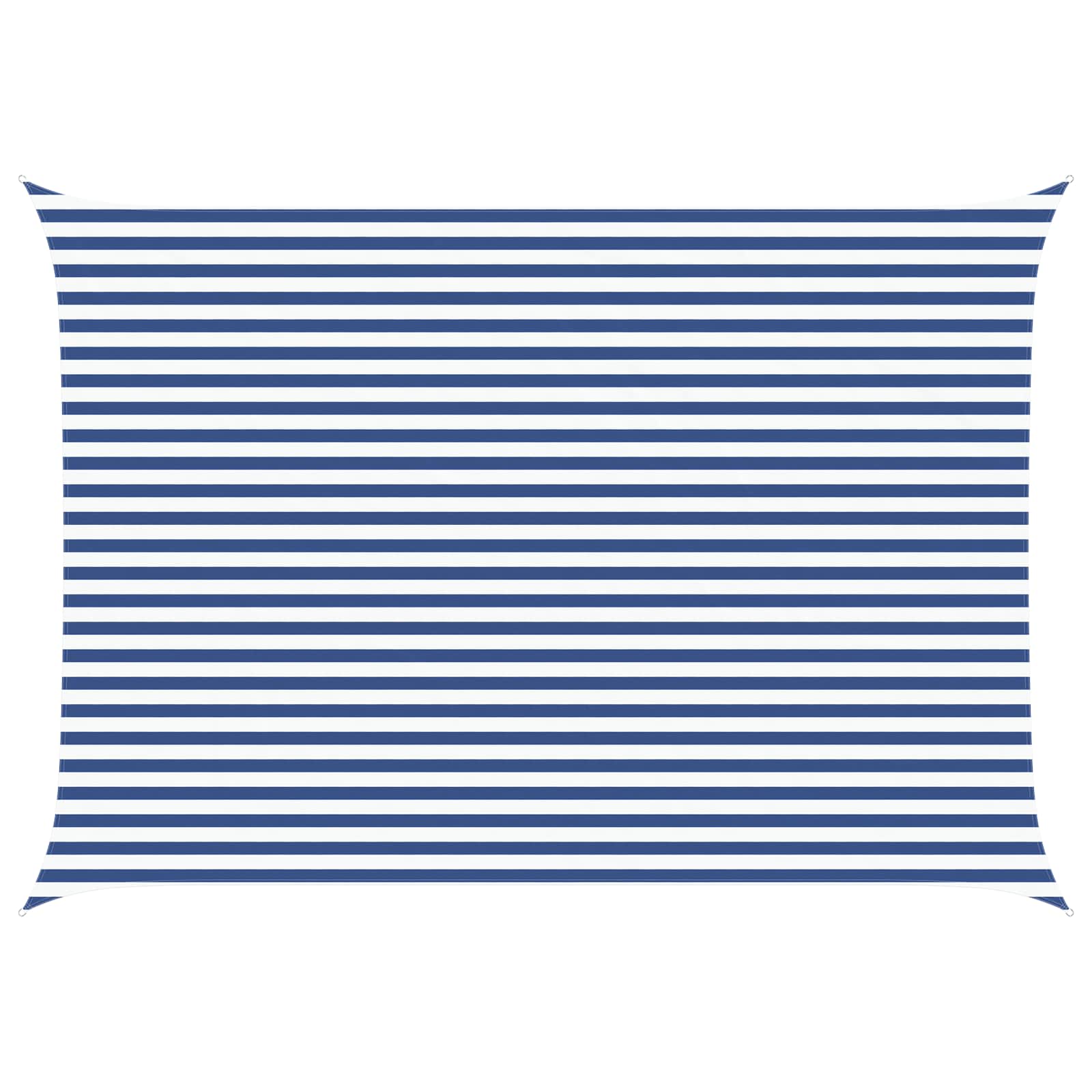 Maison Exclusive - Sonnensegel Blau Und Weiß 5 X 3,5 M 100 % Poly