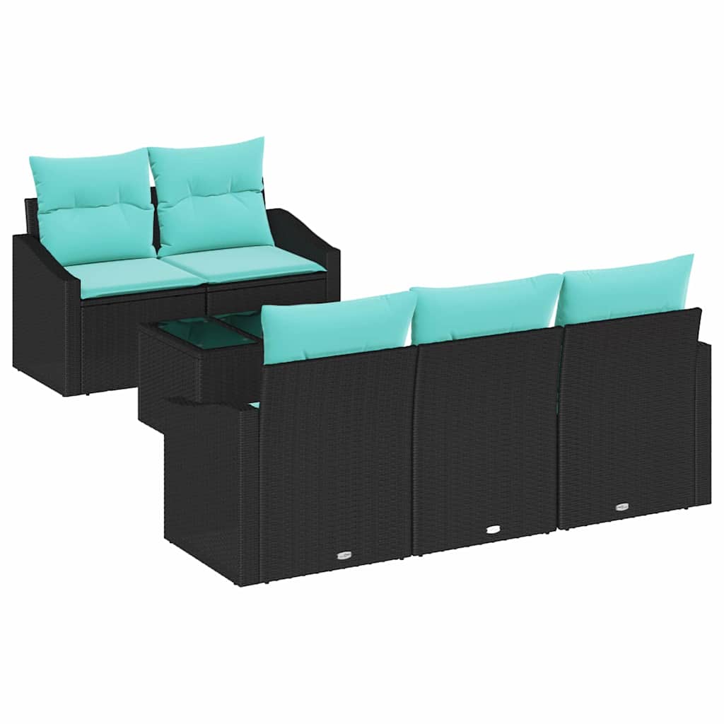 Maison Exclusive - Sofa Set 6 Stk. 3-sitzanzahl Schwarz Und Türki
