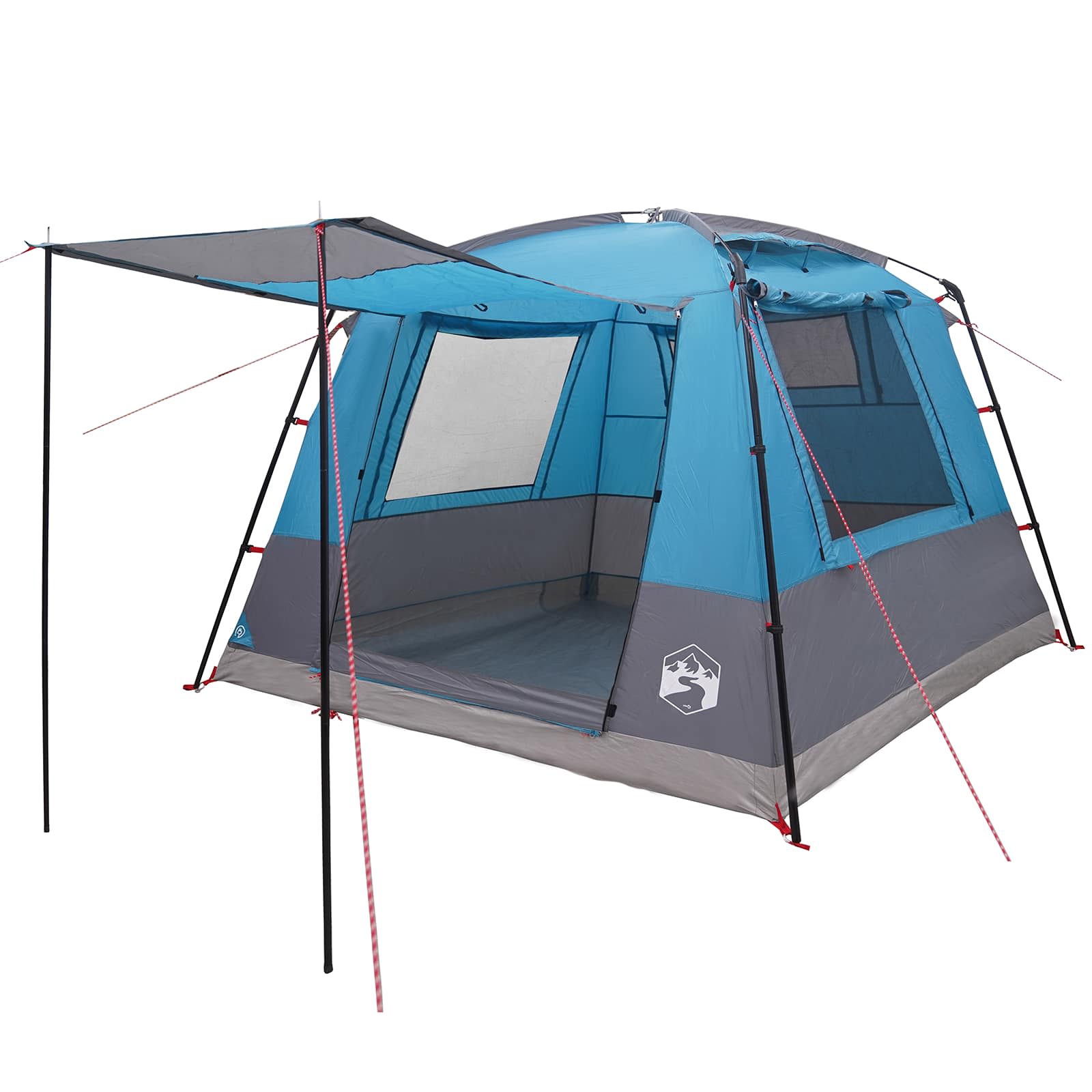 Maison Exclusive - Partyzelt 10 Personen Blau 185t Polyester Mit