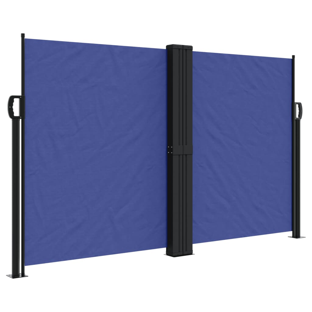 Maison Exclusive - Seitenmarkise Ausziehbar Blau 140x1200 Cm