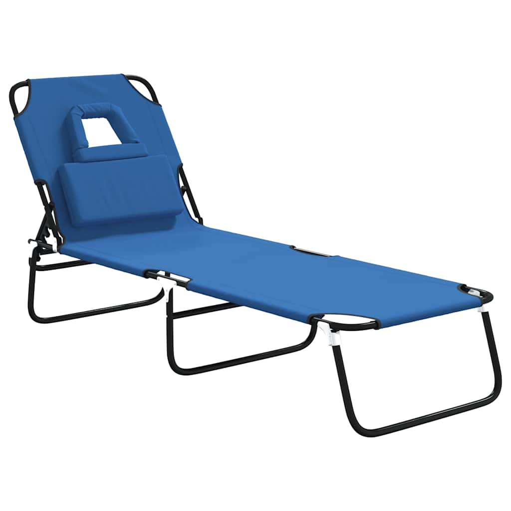 Maison Exclusive - Sonnenliege Klappbar Oxford-gewebe & Pulverbes