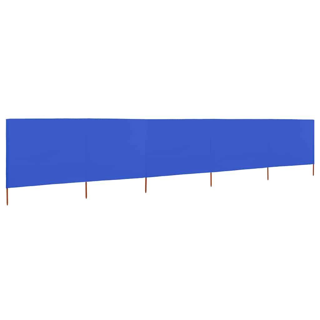 Maison Exclusive - 5-teiliges Windschutzgewebe 600 X 120 Cm Azurb