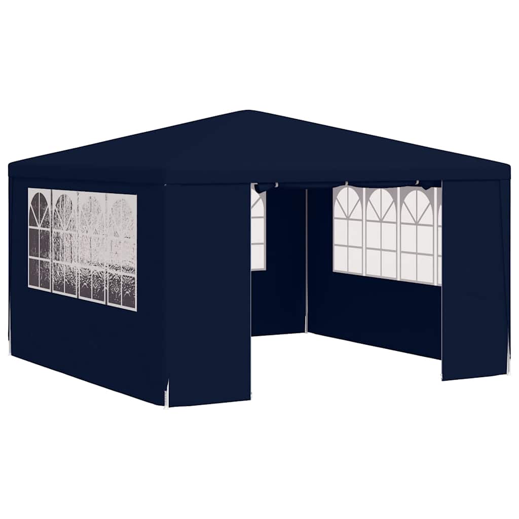 Maison Exclusive - Profi-partyzelt Mit Seitenwänden 4×4 M Blau 90