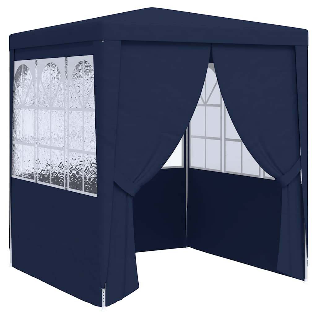 Maison Exclusive - Profi-partyzelt Mit Seitenwänden 2,5x2,5 M Bla