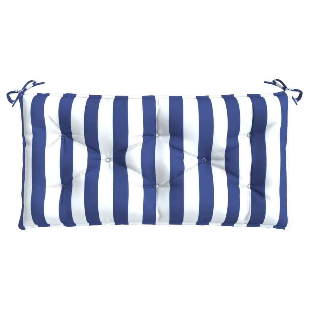 Maison Exclusive - Gartenbank-auflage Blau&weiß Gestreift 110x50x