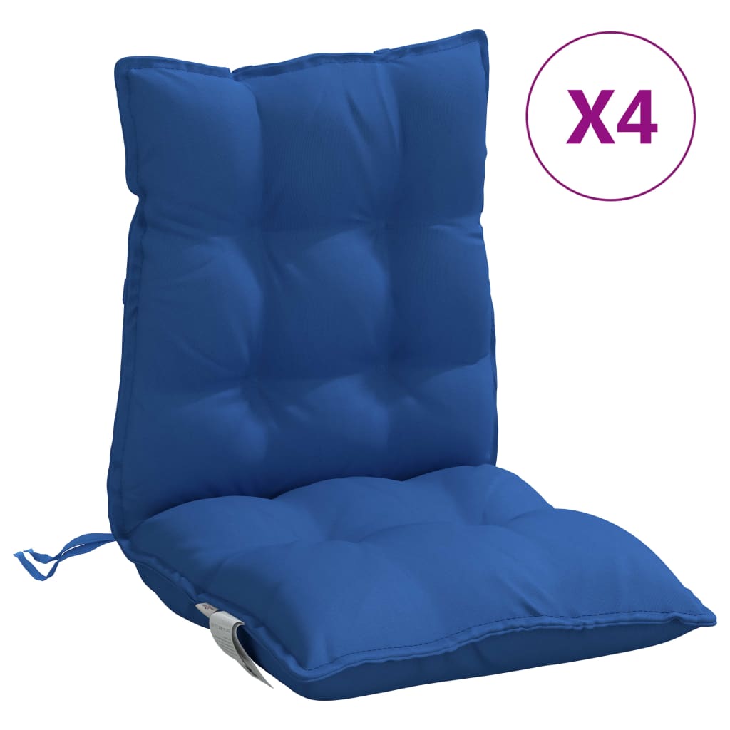 Maison Exclusive - Niedriglehner-auflagen 4 Stk. Königsblau Oxfor