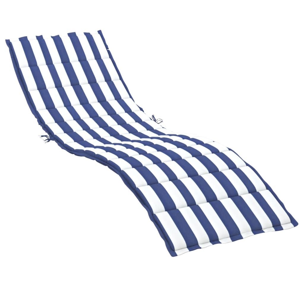 Maison Exclusive - Sonnenliegen-auflage Blau&weiß Gestreift Oxfor