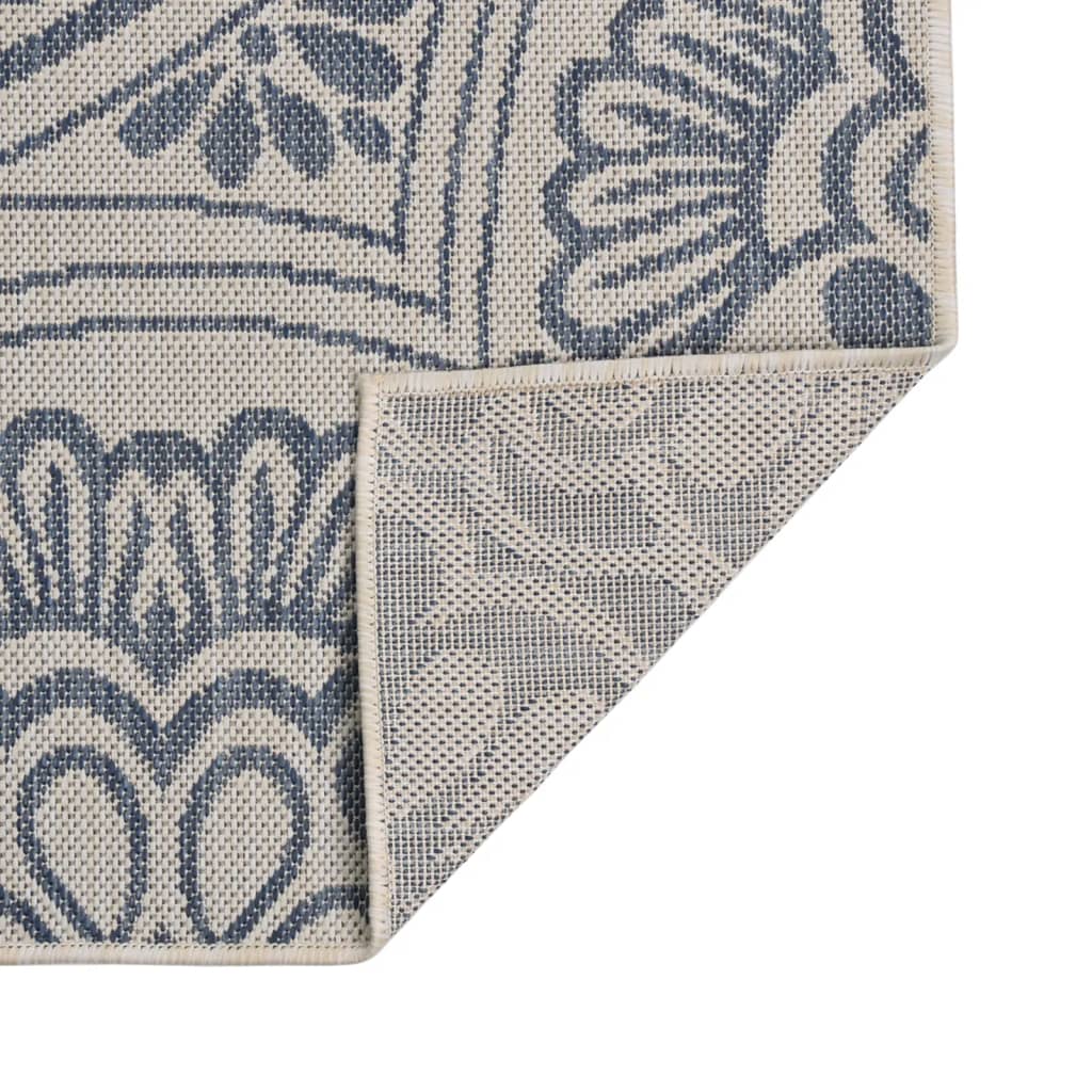 Maison Exclusive - Outdoor-teppich Flachgewebe 120x170 Cm Blaues