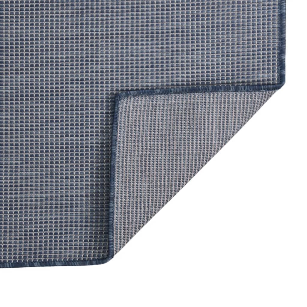 Maison Exclusive - Outdoor-teppich Flachgewebe 80x150 Cm Blau