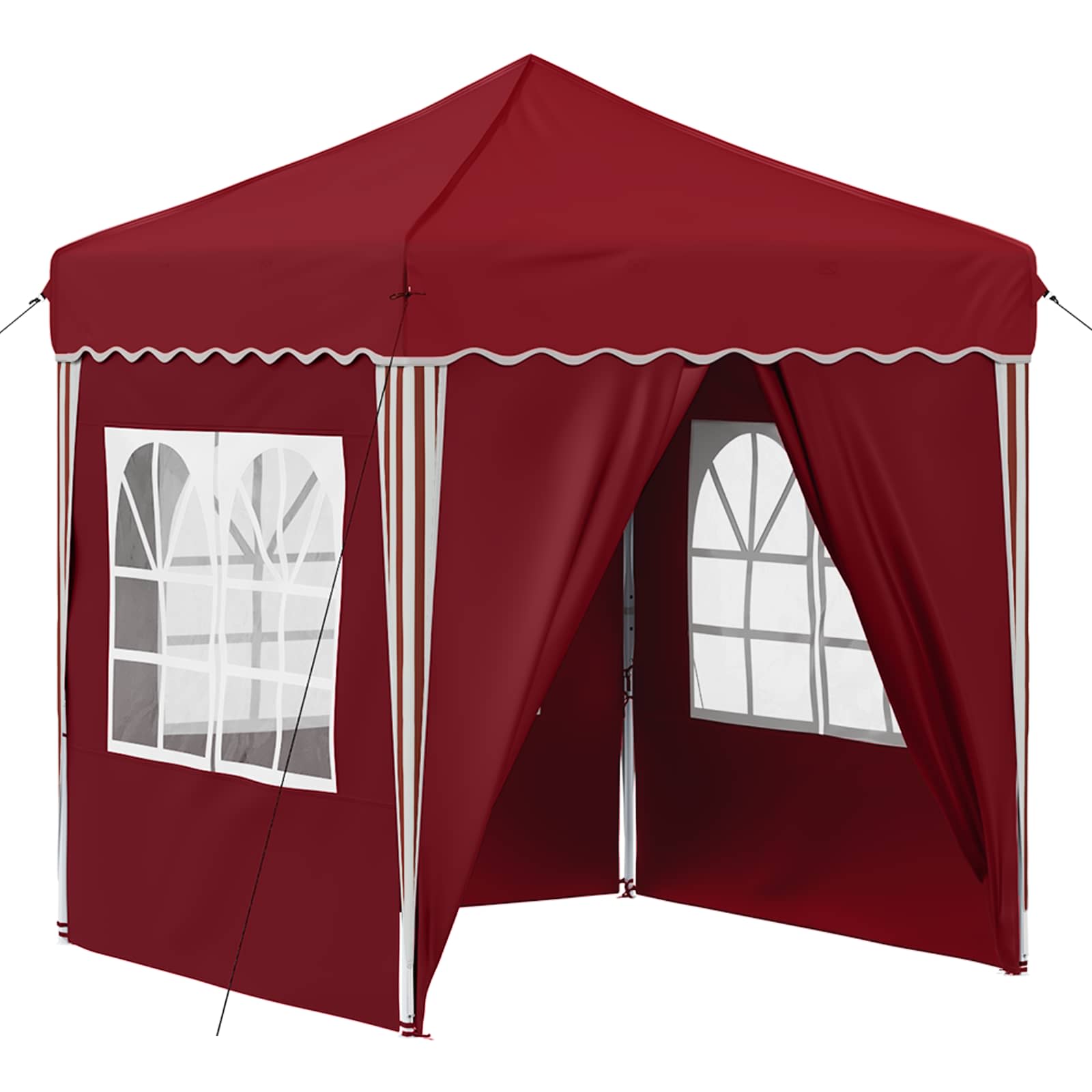 Maison Exclusive - Pop-up Partyzelt 195 X 195 X 245 Cm Bordeauxro