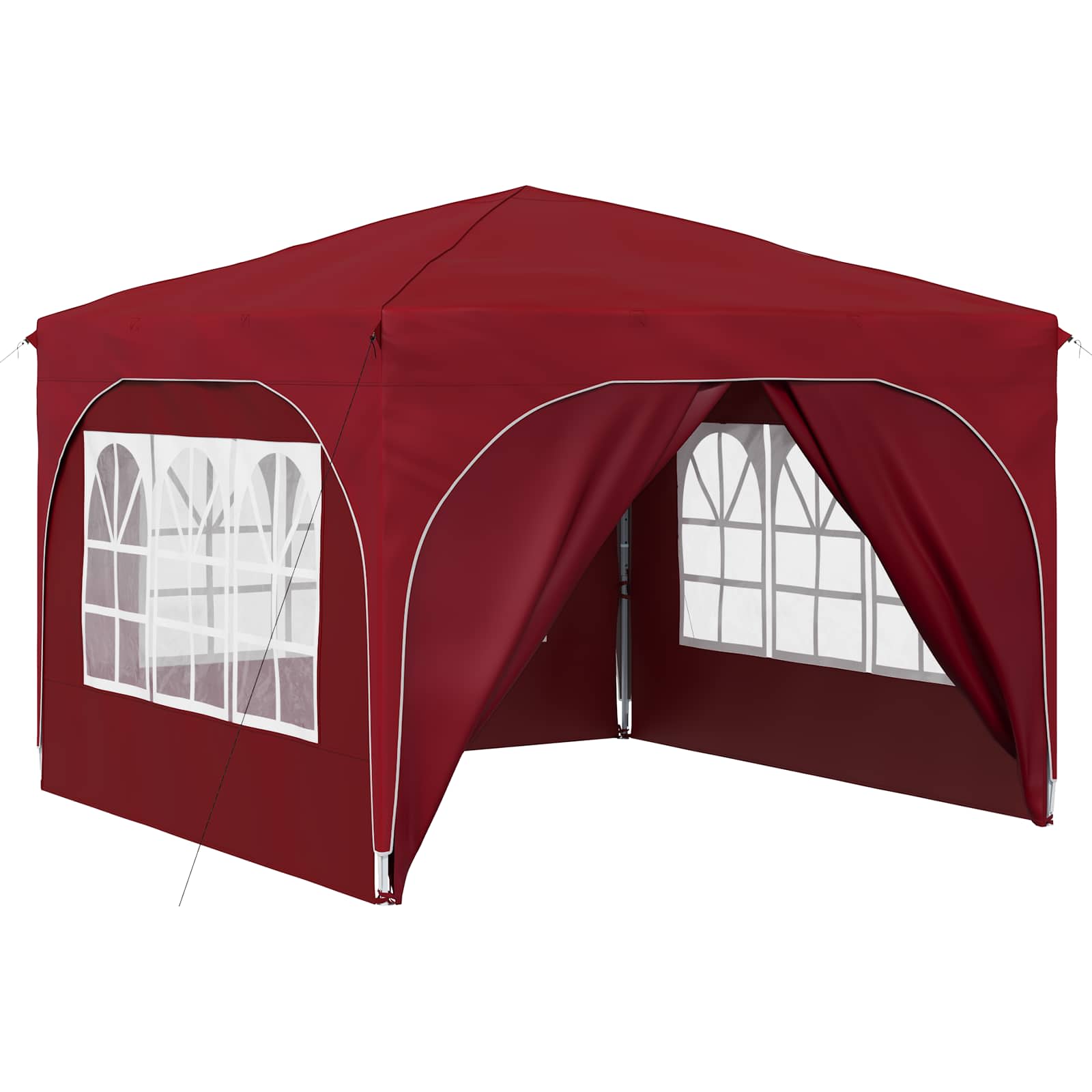 Maison Exclusive - Pop-up Partyzelt 290 X 290 X 245 Cm Bordeauxro