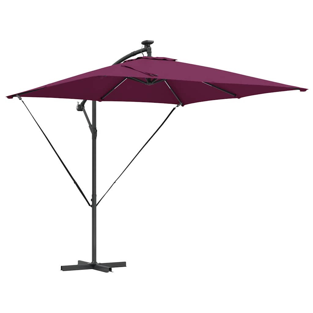 Maison Exclusive - Sonnenschirm Bordeauxrot 249 X 249 X 250 Cm