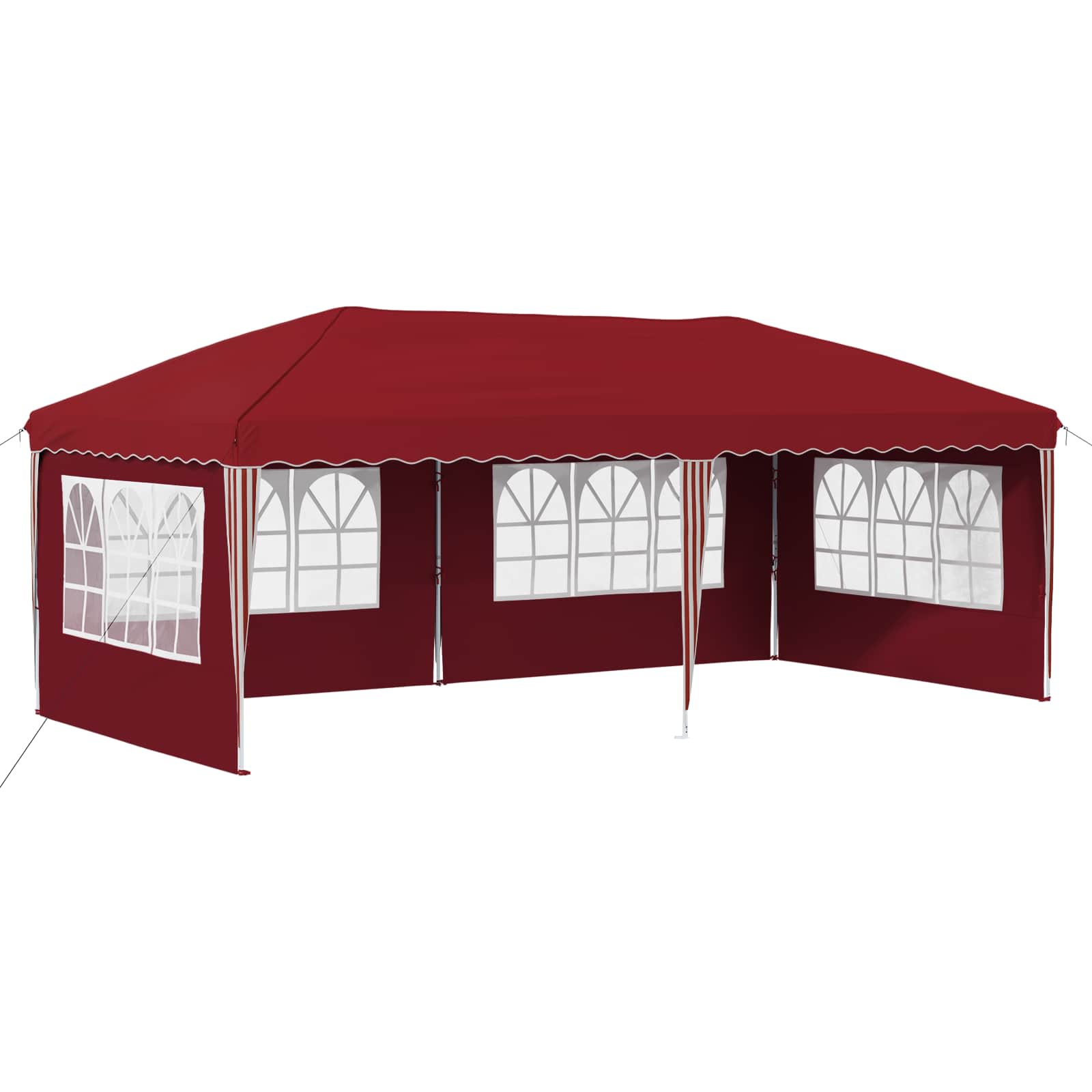 Maison Exclusive - Pop-up Partyzelt 575 X 289 X 245 Cm Bordeauxro