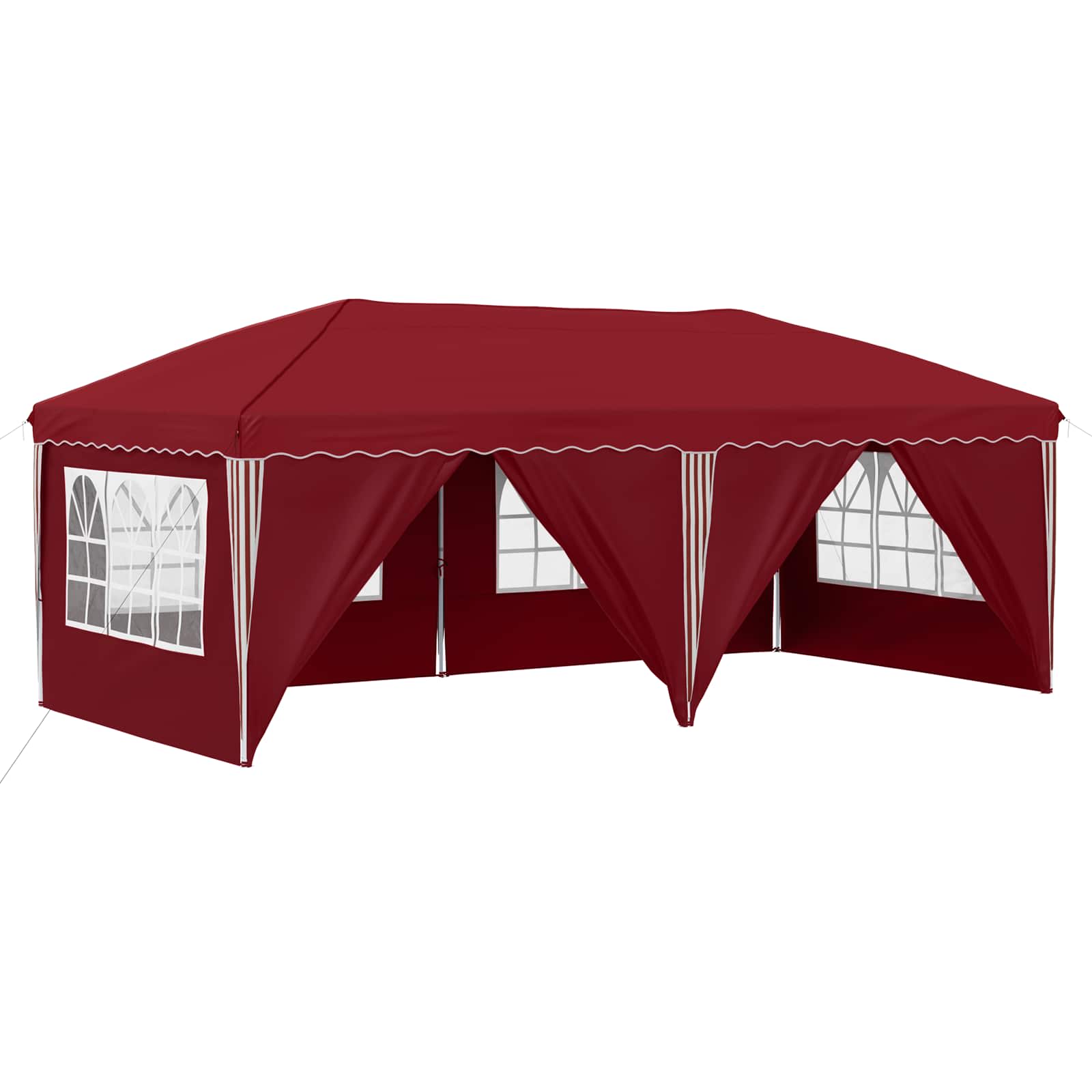 Maison Exclusive - Pop-up Partyzelt 575 X 288 X 245 Cm Bordeauxro