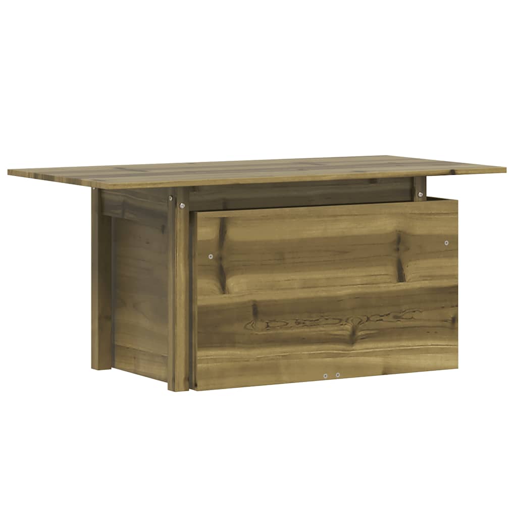 Maison Exclusive - Gartentisch 100x50x75 Cm Kiefernholz Imprägnie