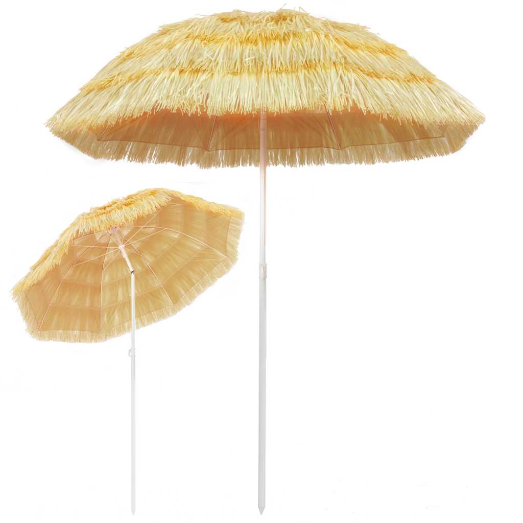 Maison Exclusive - Strandschirm Natur 180 Cm Hawaii-stil
