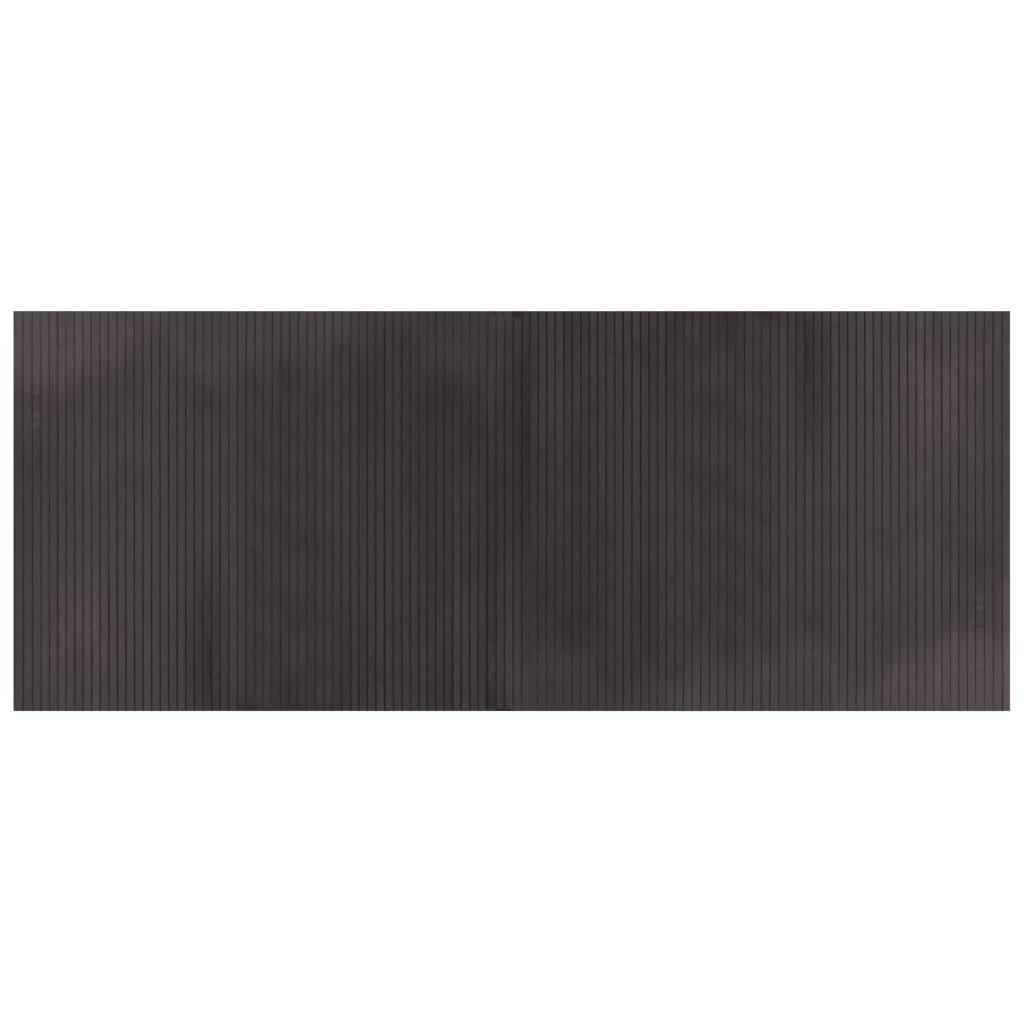 Maison Exclusive - Teppich Rechteckig Dunkelbraun 80x200 Cm Bambu