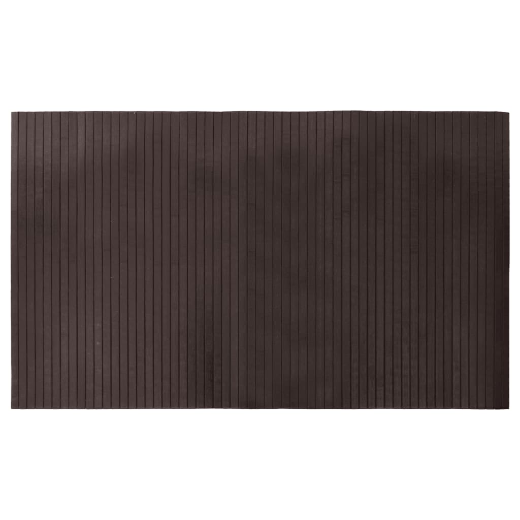 Maison Exclusive - Teppich Rechteckig Dunkelbraun 60x100 Cm Bambu