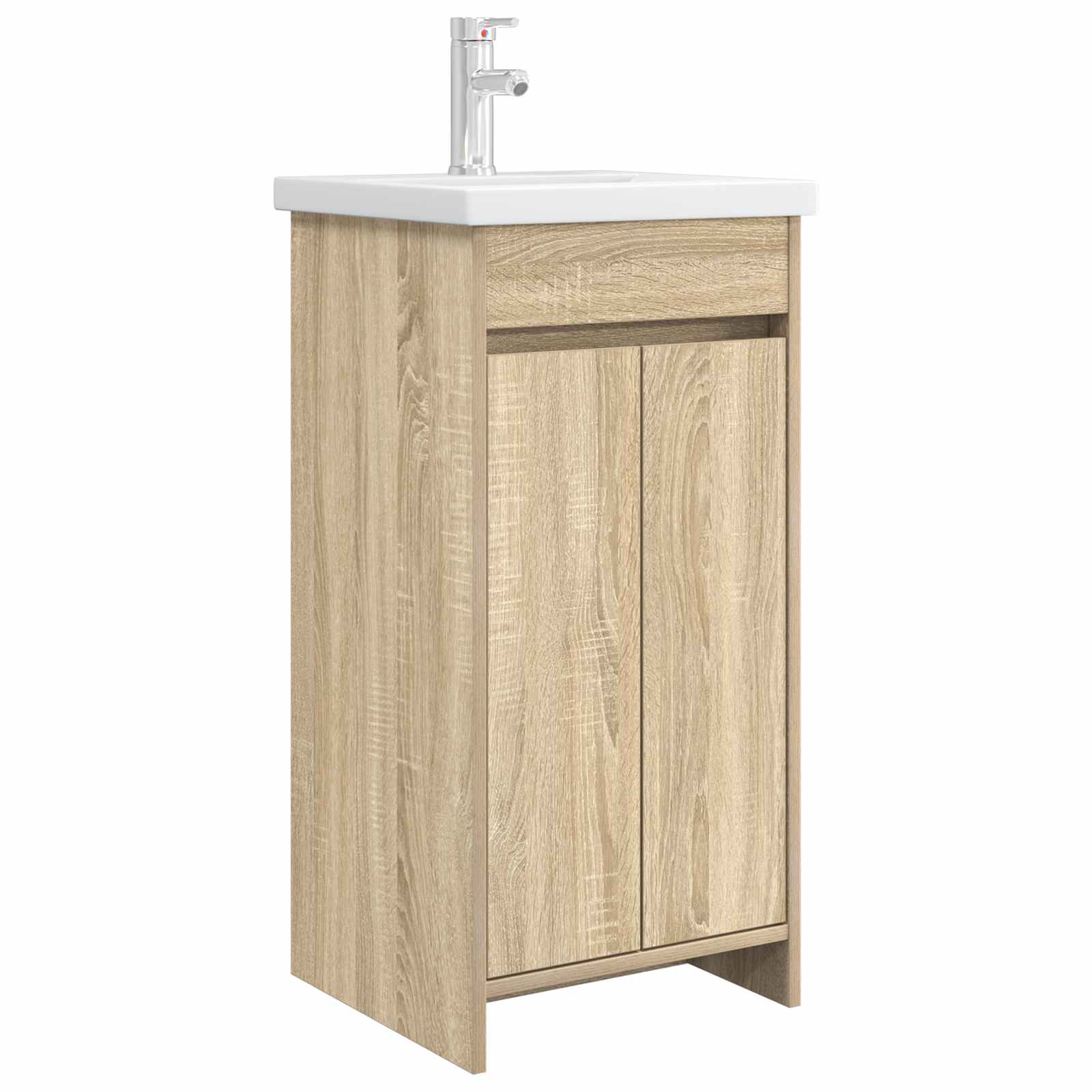 Maison Exclusive - Badezimmerschrank Mit Waschbecken Sonoma-eiche