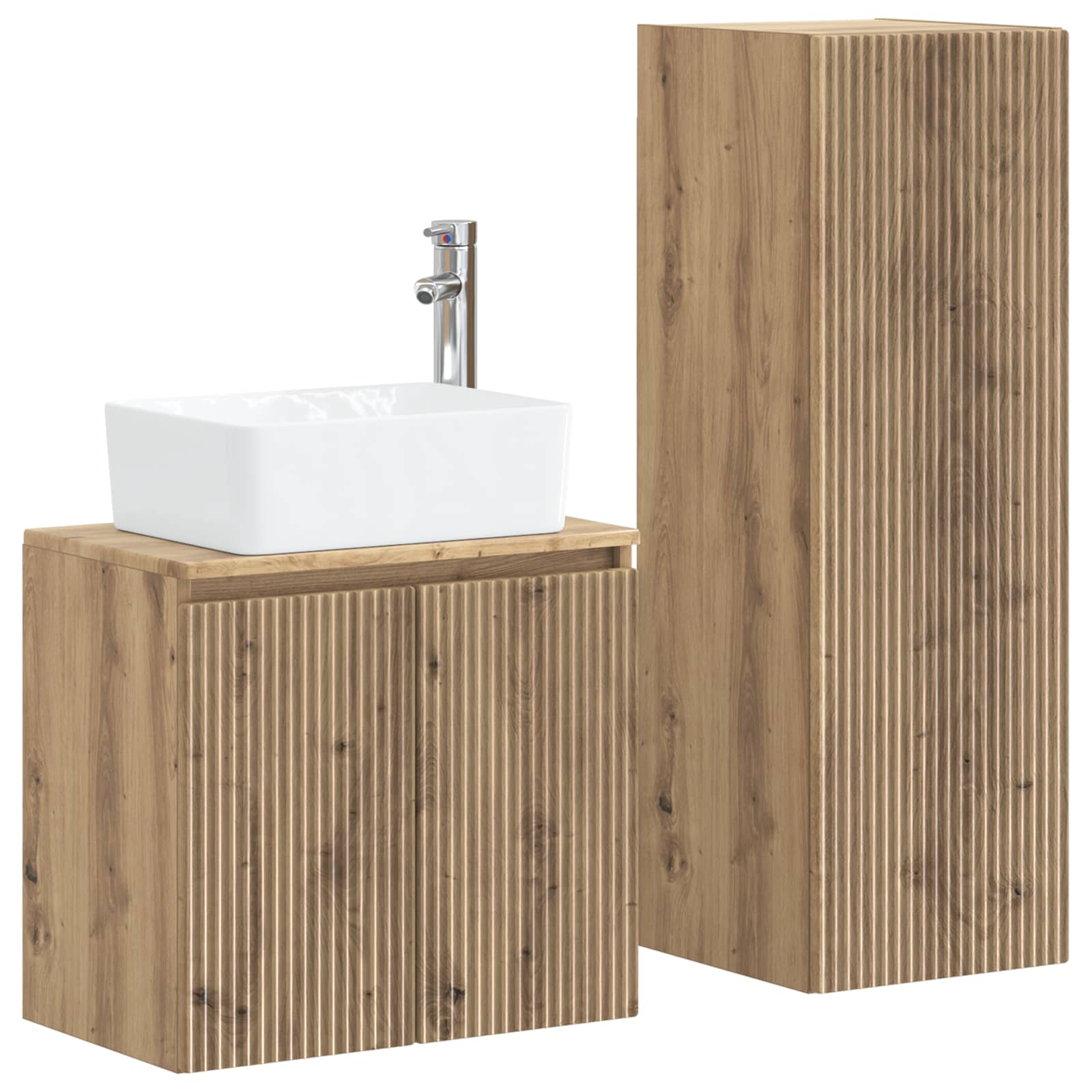 Maison Exclusive - Badezimmermöbel-set 2 Stk. Artisan-eiche 33 X
