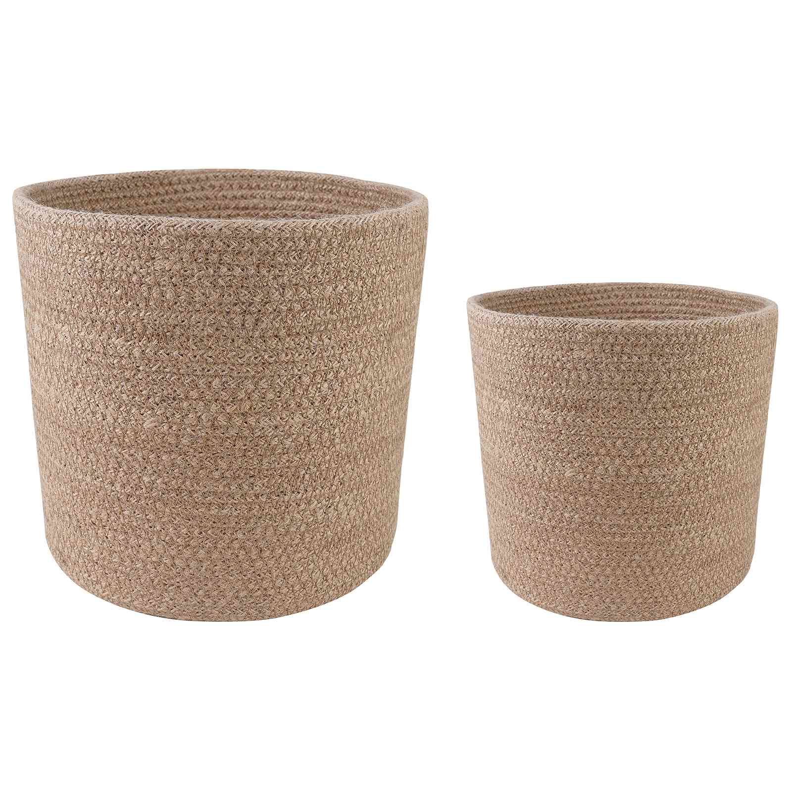 Maison Exclusive - Pflanztopfsatz 2 Stk. Natur Ø 28 X 28 Cm 100%
