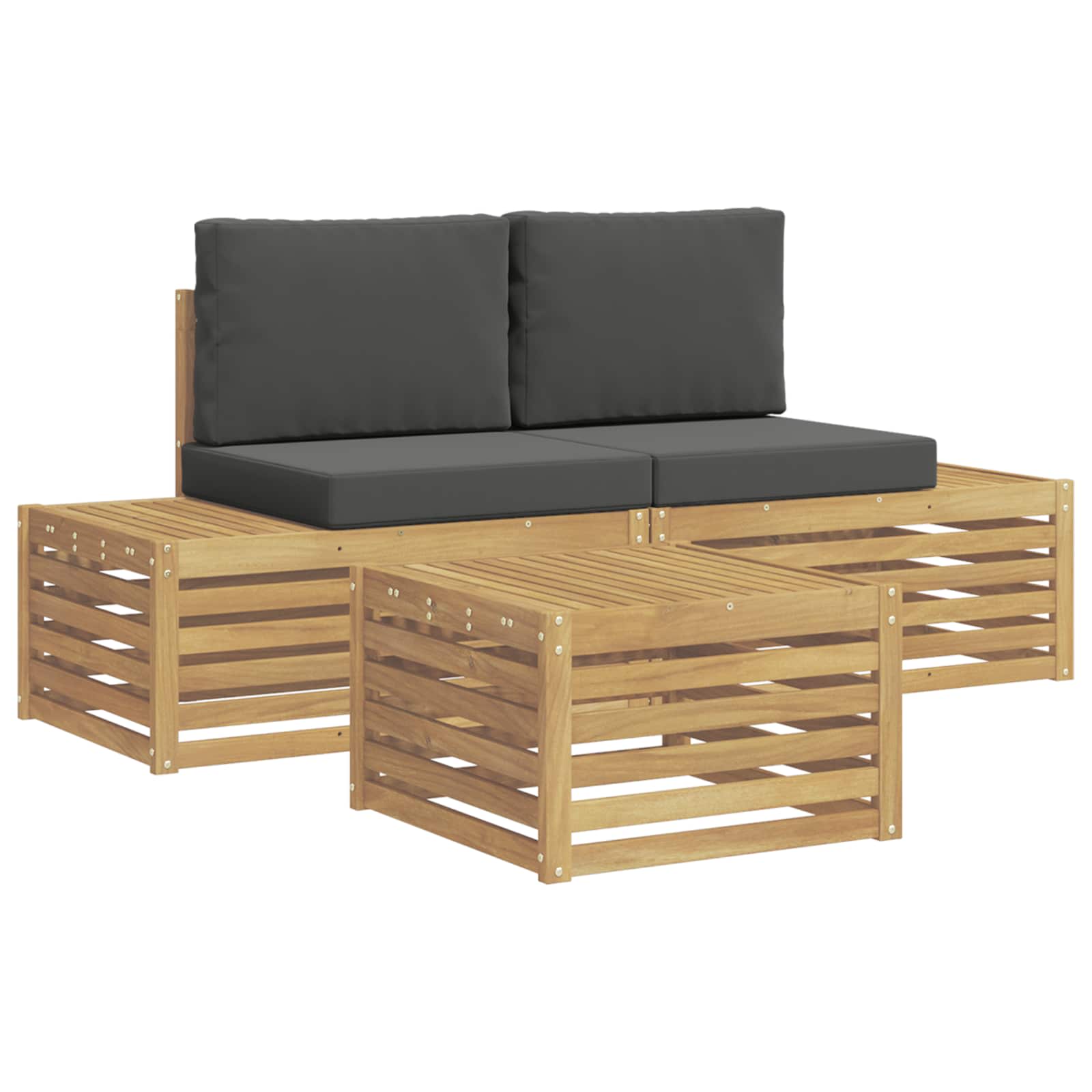 Maison Exclusive - Outdoor-sofagarnitur 4 Stück