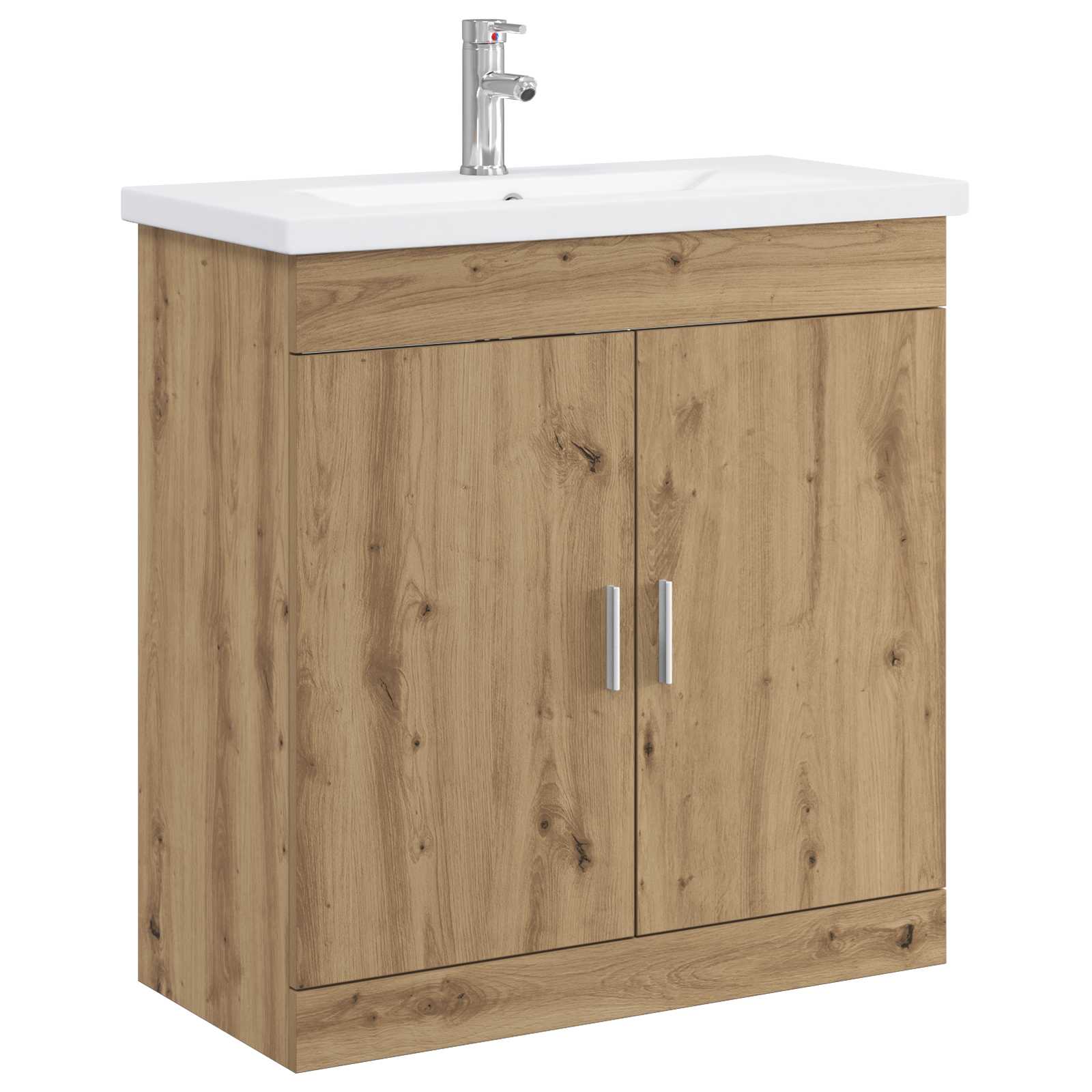 Maison Exclusive - Badezimmermöbel-set Artisan-eiche 81 X 40 X 84