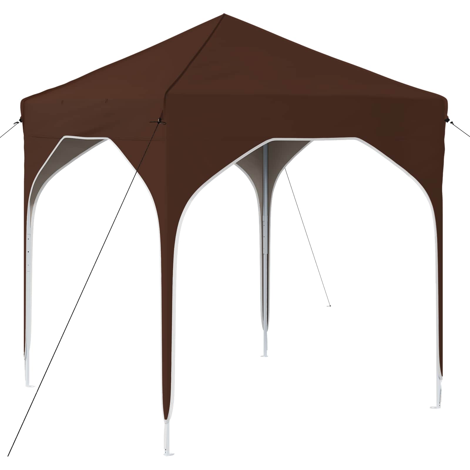 Maison Exclusive - Pop-up Partyzelt 194 X 194 X 245 Cm Braun