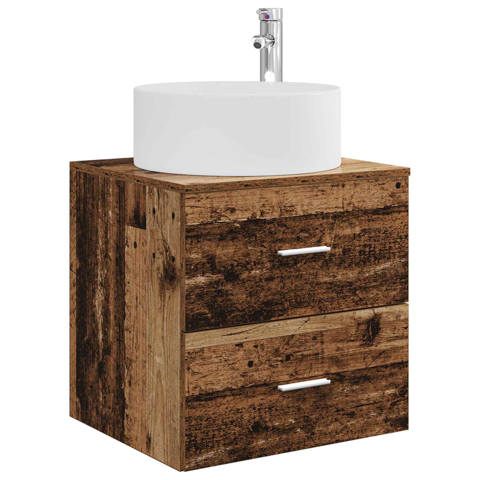 Maison Exclusive - Wandmontierte Waschtisch Altholz 49,5 X 44,5 X