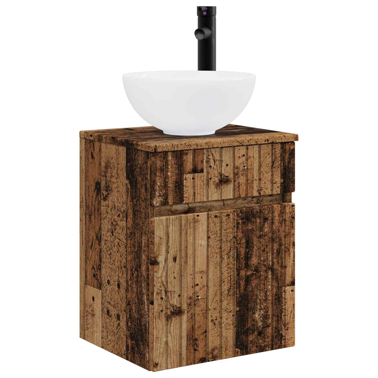 Maison Exclusive - Wandmontierte Waschbecken-vanität Altholz 39 X