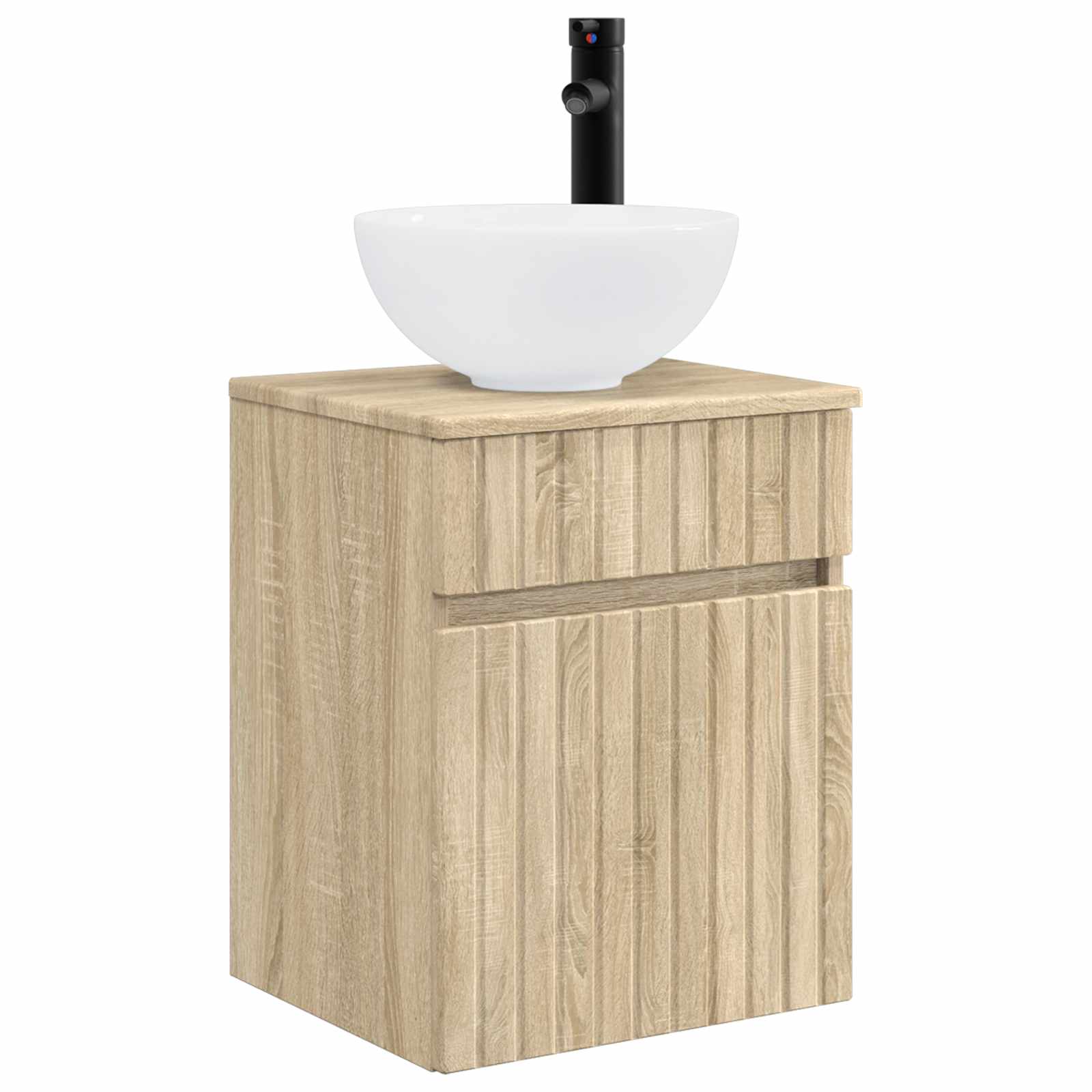 Maison Exclusive - Wandmontierte Waschbecken-vanität Sonoma-eiche
