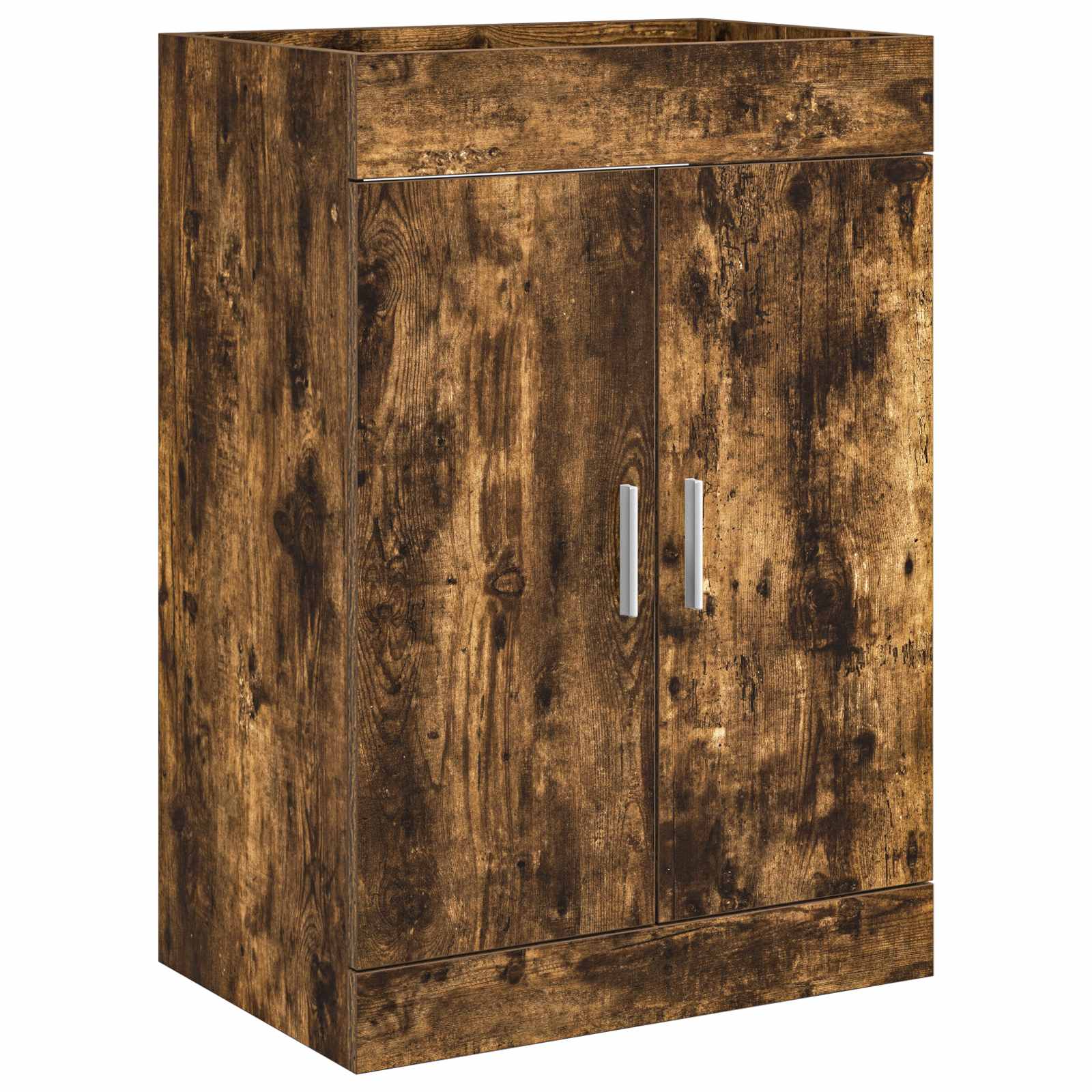 Maison Exclusive - Badunterschrank Räuchereiche 56 X 37,5 X 81 Cm