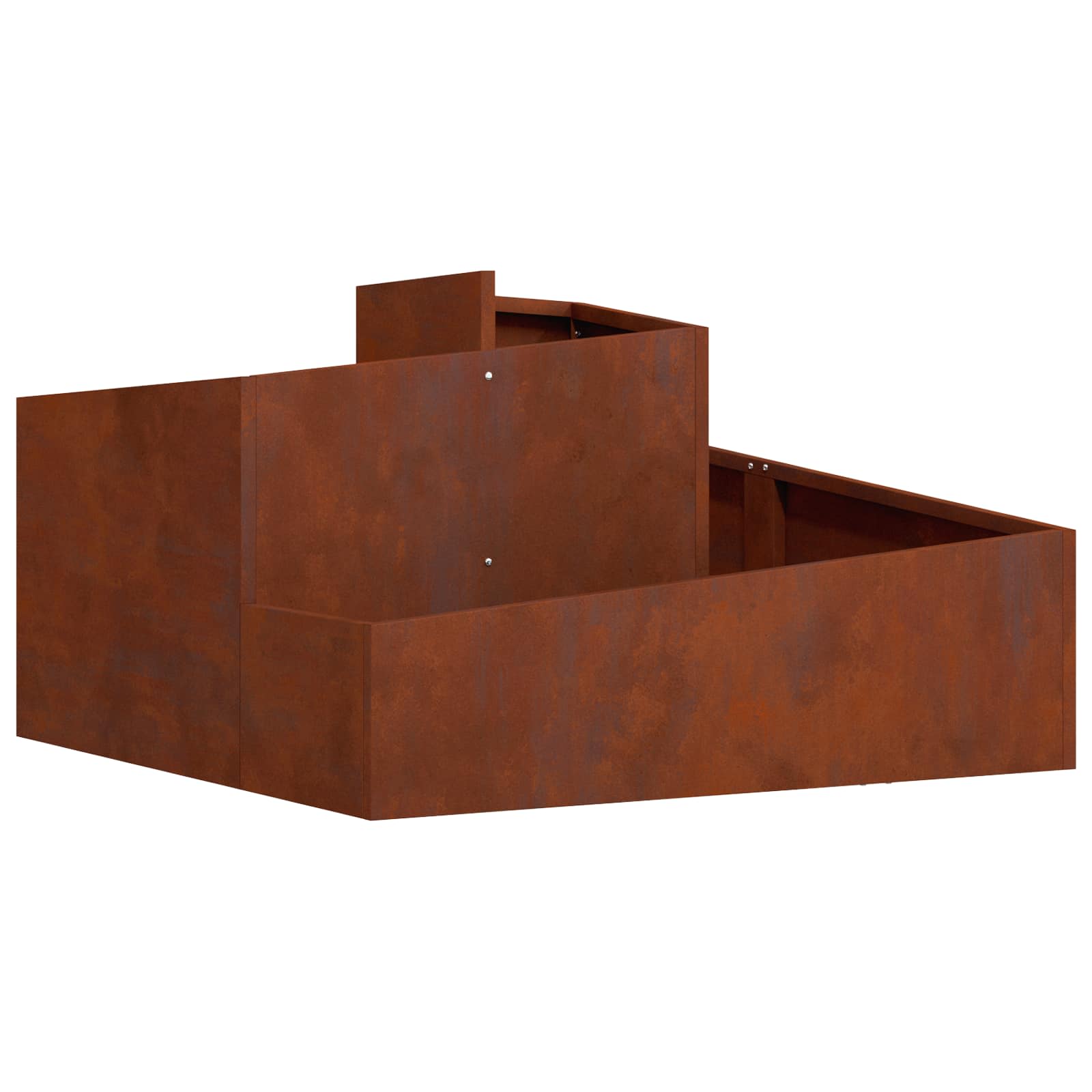 Maison Exclusive - Garten-pflanzgefäß Rostoptik 80 X 80 X 50 Cm W