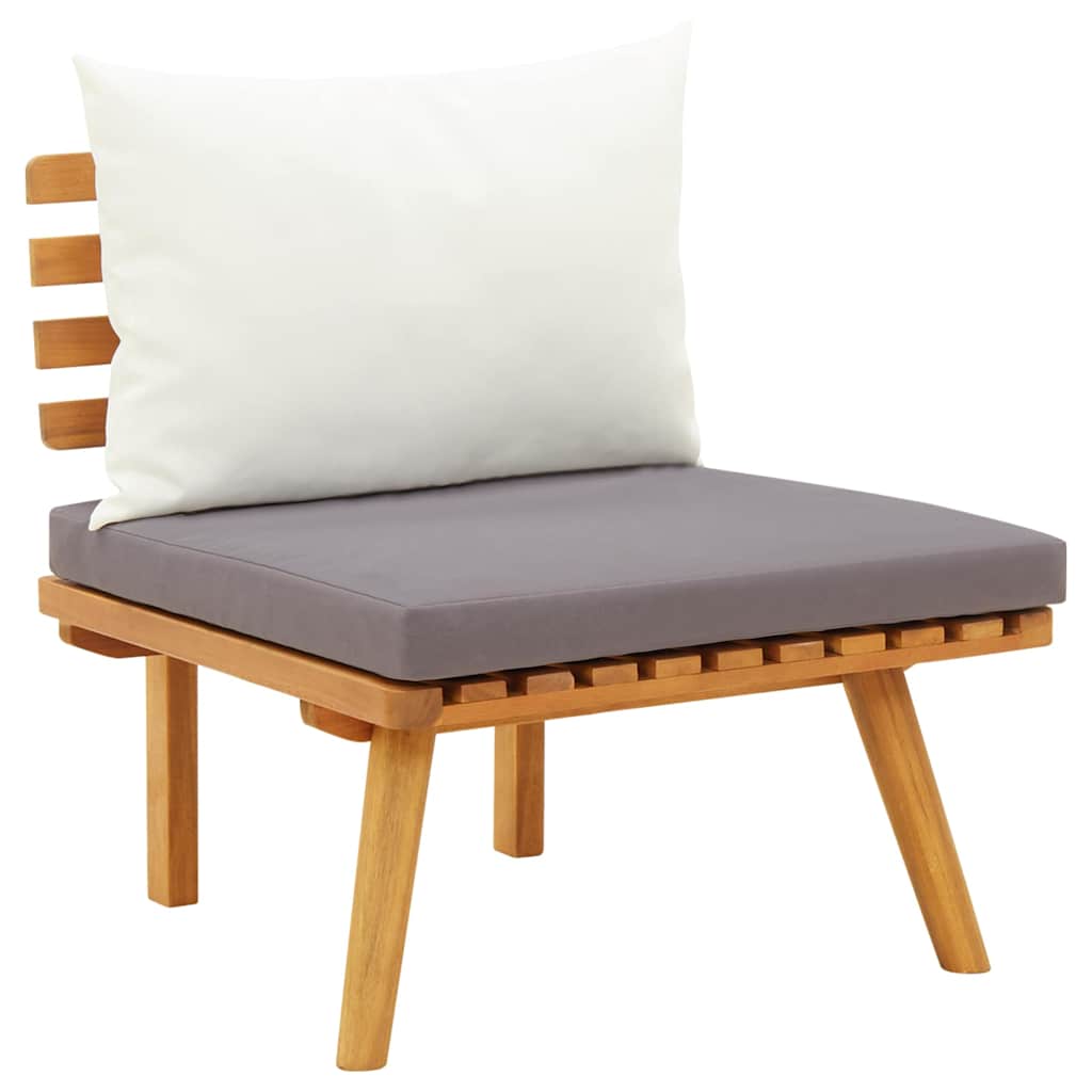 Maison Exclusive - Gartenstuhl Mit Kissen Massivholz Akazie