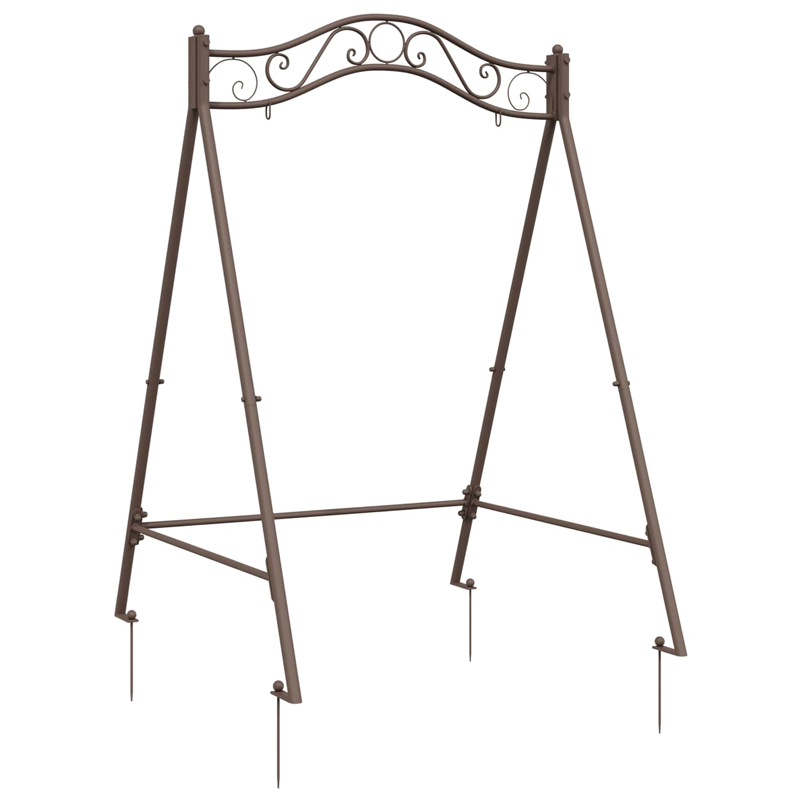 Maison Exclusive - Schaukelrahmen Antikbraun 113 X 121,5 X 168 Cm