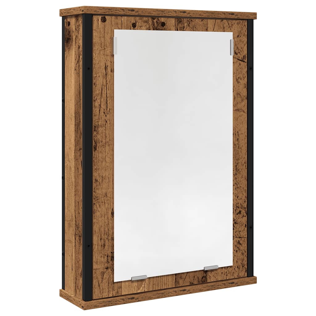 Maison Exclusive - Bad-spiegelschrank Altholz-optik 42x12x60 Cm H