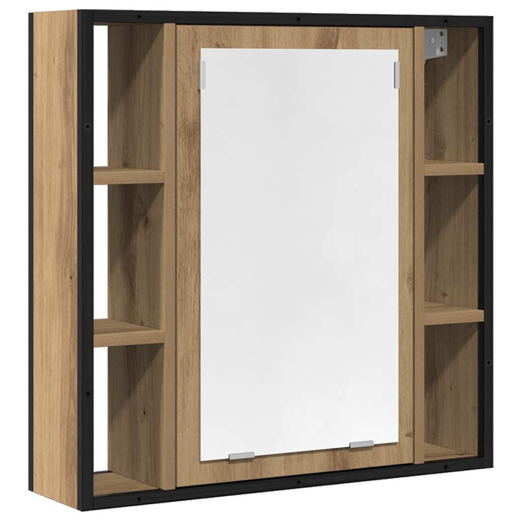 Maison Exclusive - Bad-spiegelschrank Artisan-eiche 60x16x60cm Ho